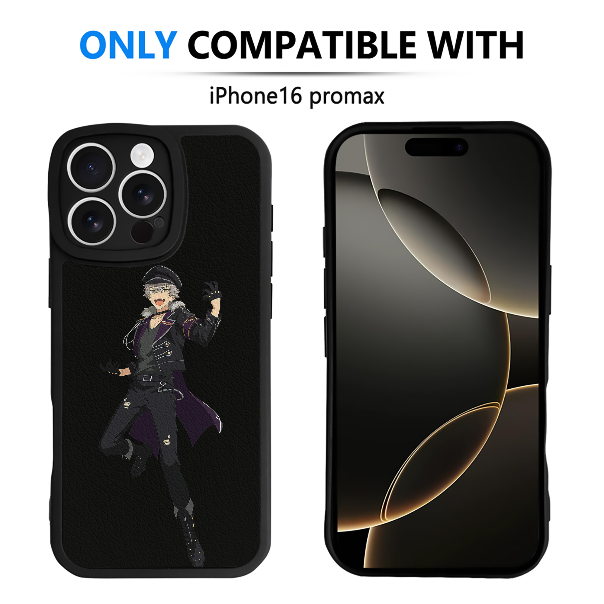 （画像用） あんさんぶるスターズ! Ensemble Stars 【iPhone 16シリーズ対応】シリコンスマホケース（レザー調） 材質：シリコン